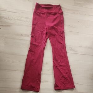 Lululemon Athletica Red Flare Pants